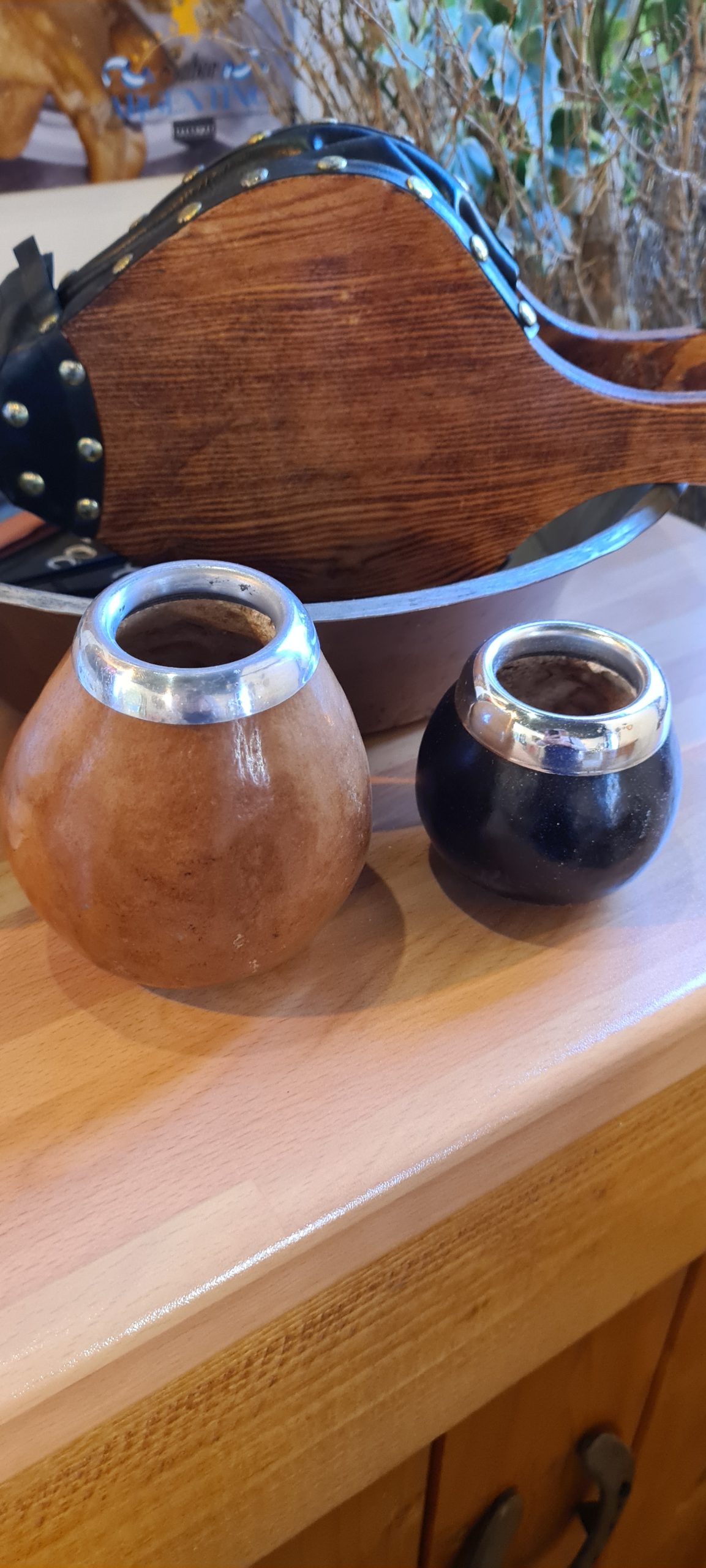 Mates de calabaza con borde